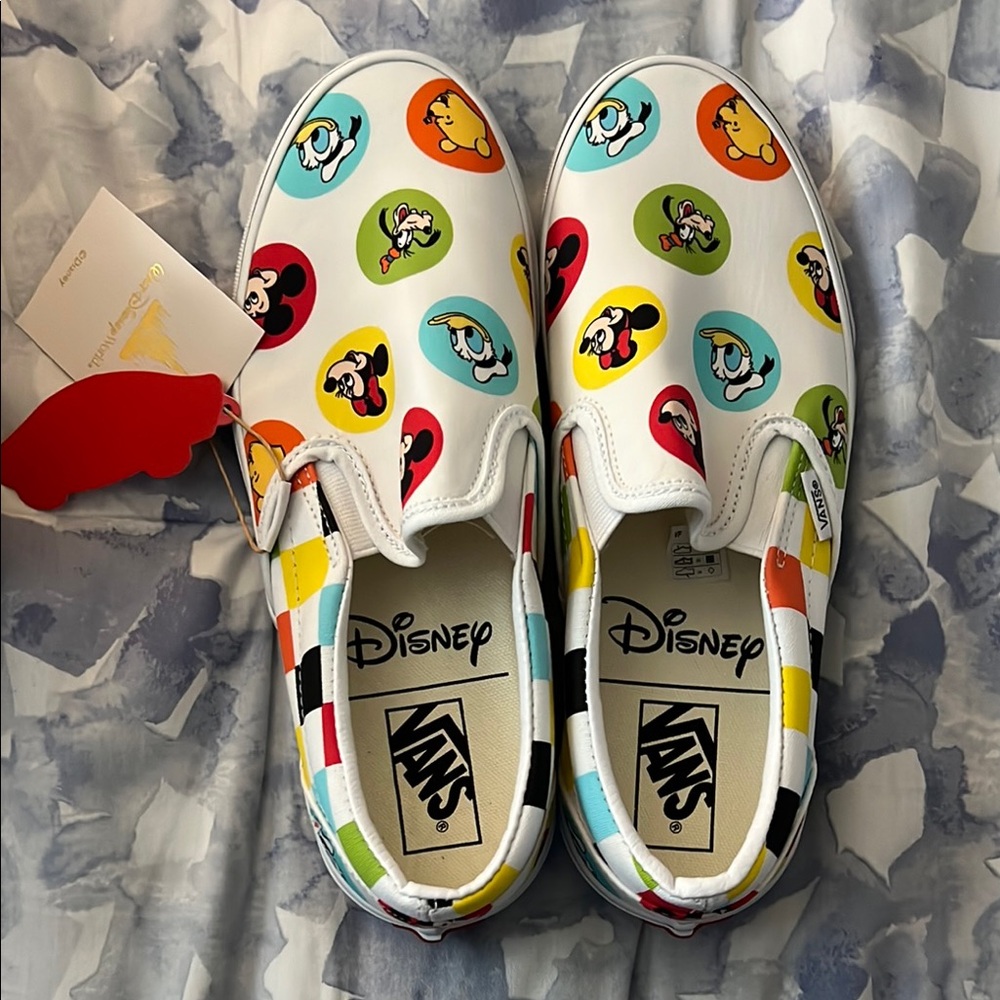 Vans Slip-On Sneakers - Walt Disney World 50th Print